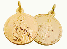 Médaille de sainte Philomène / Immaculée Conception