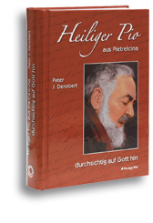 Heiliger Pio aus Pietrelcina, durchsichtig auf Gott hin