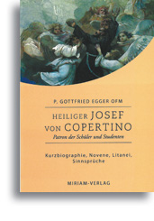 Heiliger Josef von Copertino - Patron der Studenten