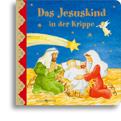 Das Jesuskind an der Krippe