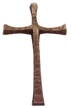Kreuz aus echter Bronze