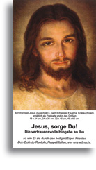 Jesus, sorge Du ! - Die vertrauensvolle Hingabe an Ihn