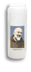 Novenenkerze «Heiliger Pater Pio»