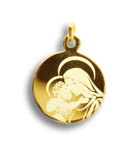 Medaille Jungfrau mit dem Kind