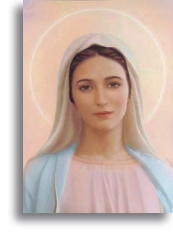 Segenskarte der Mutter Gottes von Medjugorje