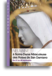 Neuvaine à Notre-Dame des Roses de San Damiano