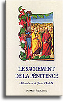 Le Sacrement de la pénitence
