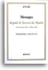 Messages depuis le Secret de Marie (3)