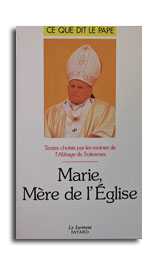 Marie, Mère de l'Eglise