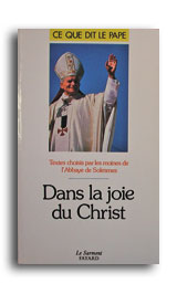 Dans la joie du Christ