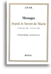 Messages depuis le Secret de Marie (5)