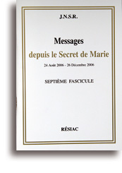 Messages depuis le Secret de Marie (7)