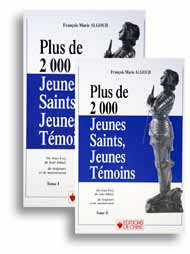 Plus de 2000 jeunes saints, jeunes témoins (2 tomes)