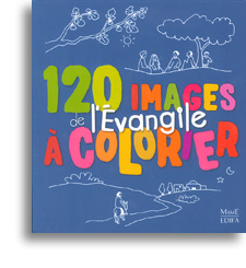 120 images de l'Evangile à colorier