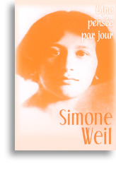Simone Weil, une pensée par jour