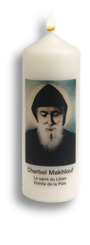 Bougie saint Charbel Makhlouf