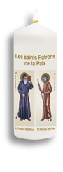 Bougie Les saints Ermites de la Paix