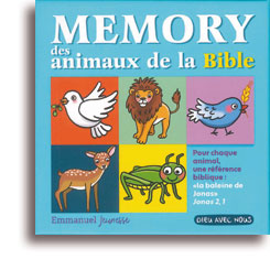 Memory des animaux de la Bible
