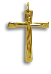 Croix avec Christ stylisé