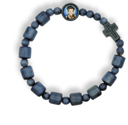 Bracelet avec médaillon de Saint Carlo Acutis