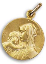 Medaille Vierge à l'Enfant