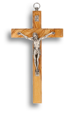 Crucifix en bois d'olvier 