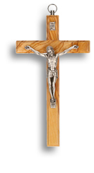 Crucifix en bois d'olivier 