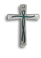Croix avec Christ stylisé