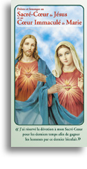 Prières et louanges au Sacré-Coeur de Jésus<br>et au Coeur Immaculé de Marie