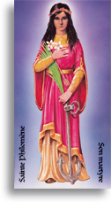 Sainte Philomène, son martyre