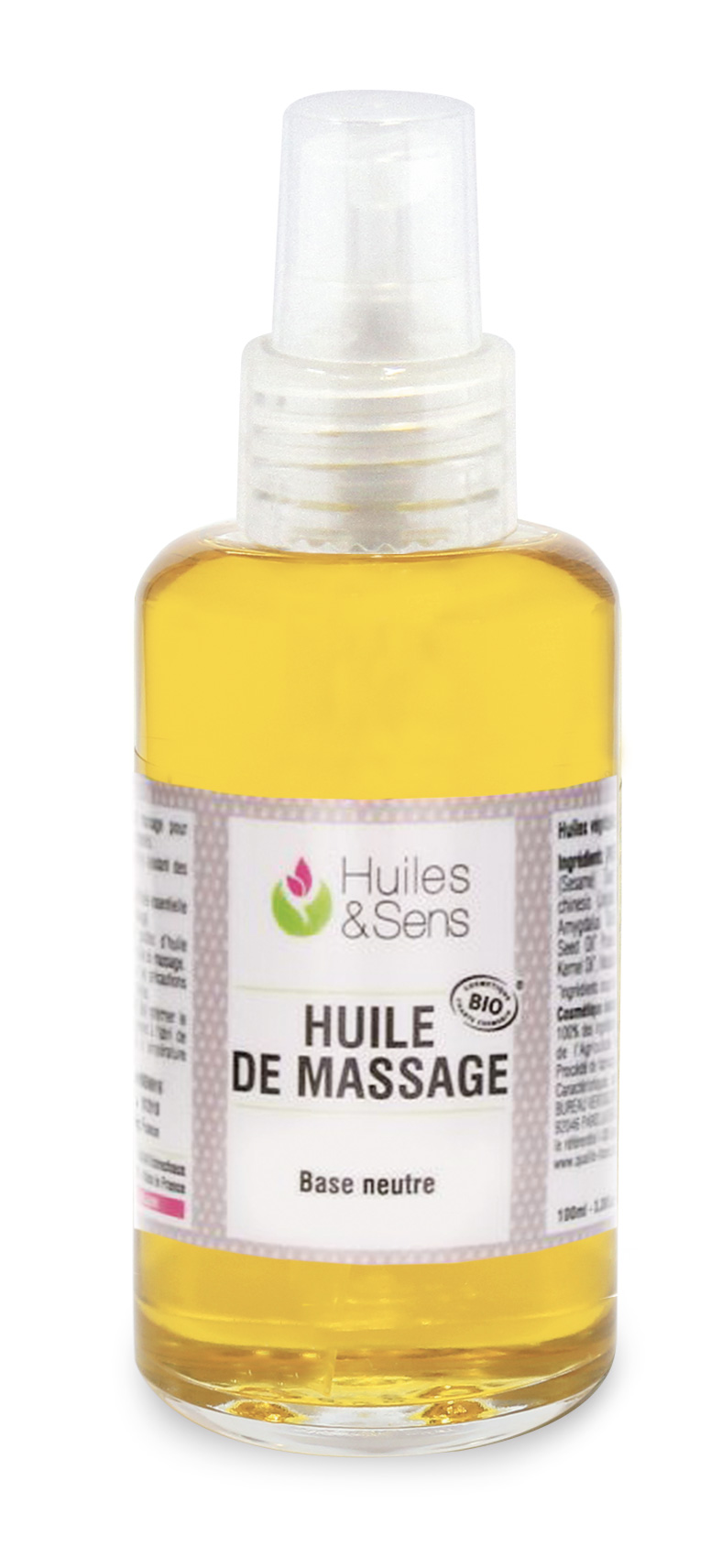 Huile de massage BASE NEUTRE BIO